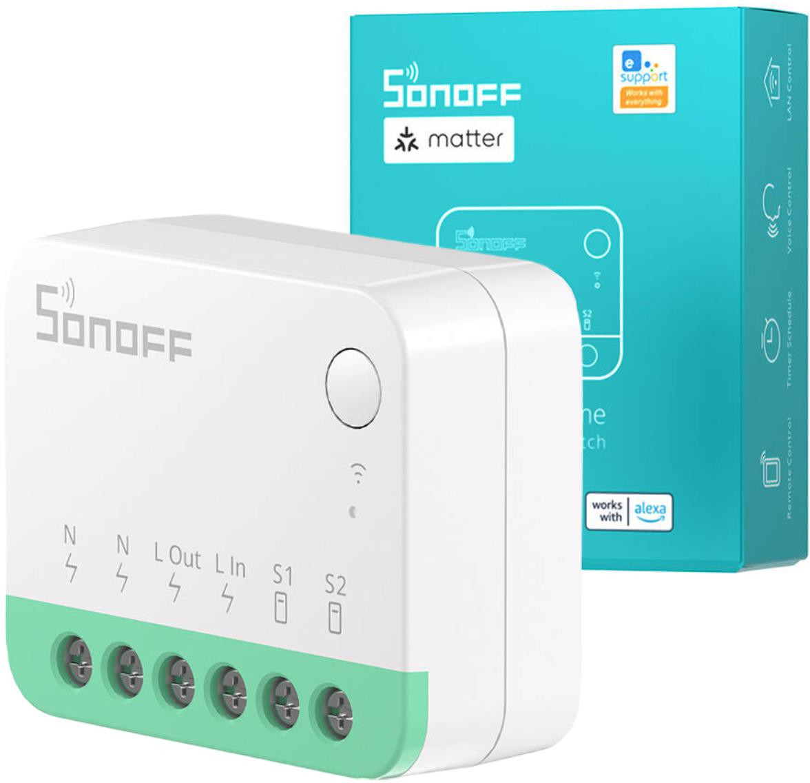 SONOFF Inteligentny przełącznik Wi-Fi 1-kanałowy MINIR4M Matter — ujęcie 1