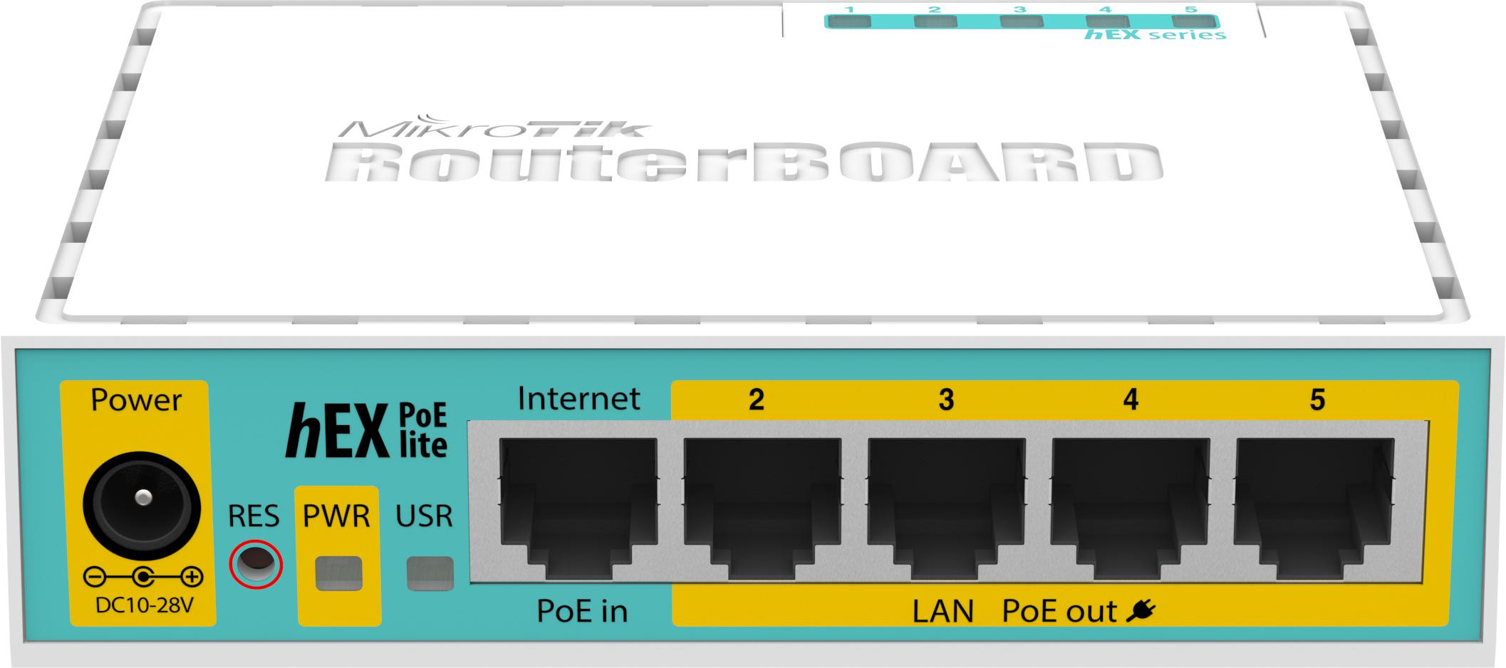 MIKROTIK ROUTERBOARD hEX PoE lite (RB750UPr2) — ujęcie 1