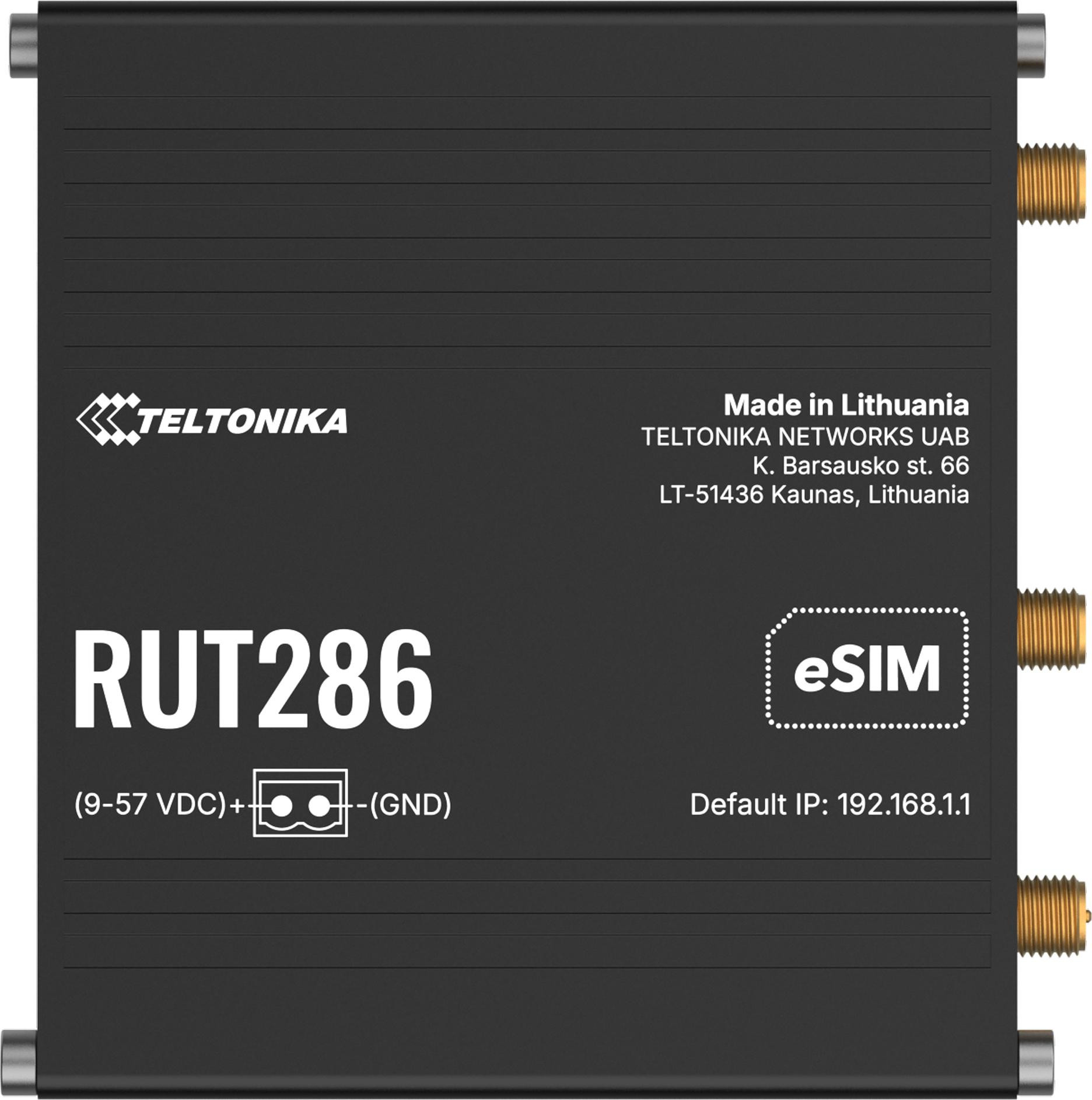 Teltonika RUT286 router przemysłowy 4G / LTE (RUT286AAAAA0) — ujęcie 1