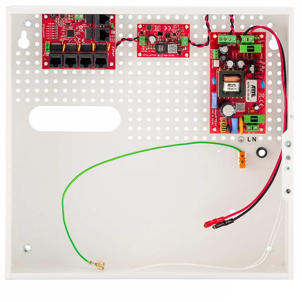 SWITCH POE 5-PORTOWY Z ZASILANIEM BUFOROWYM ATTE IPUPS-5-11-F — ujęcie 1