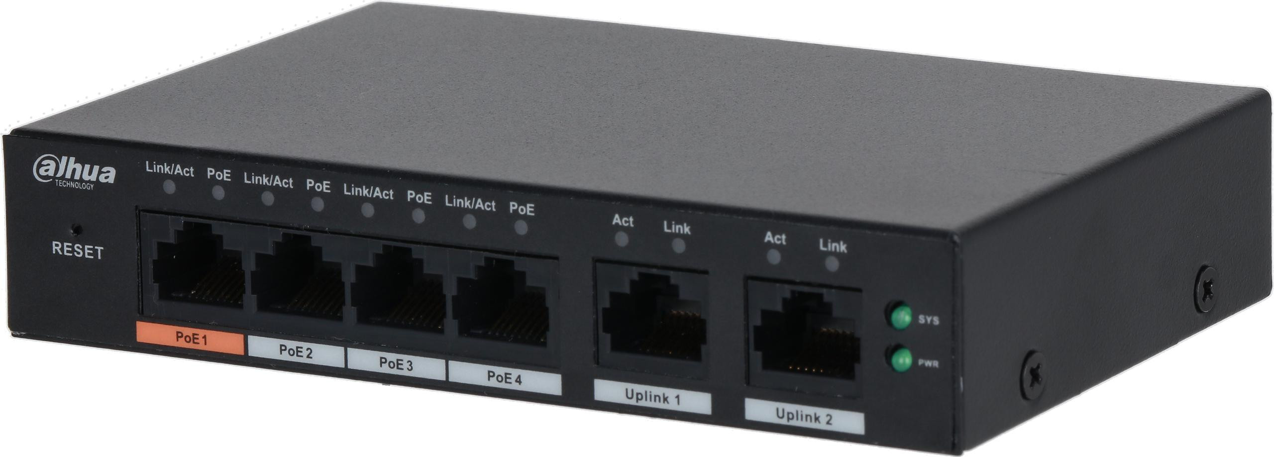 SWITCH DAHUA S4100-4ET2ET-60-C — ujęcie 1