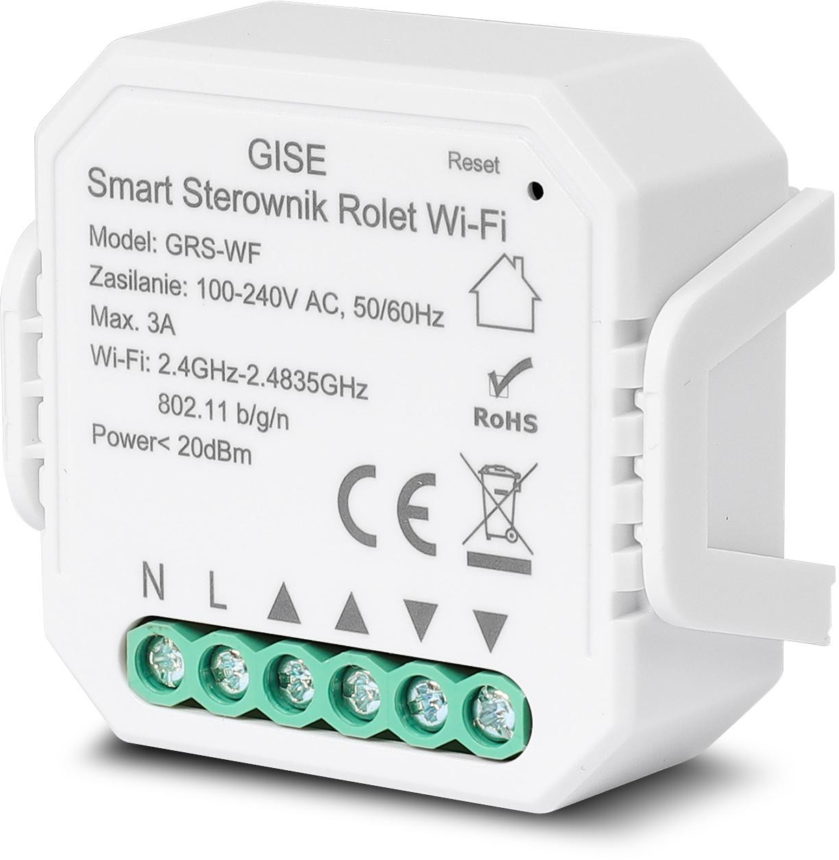 GISE Smart Sterownik roletowy WiFi GEN 2 | Tuya | GRS-WF — ujęcie 1