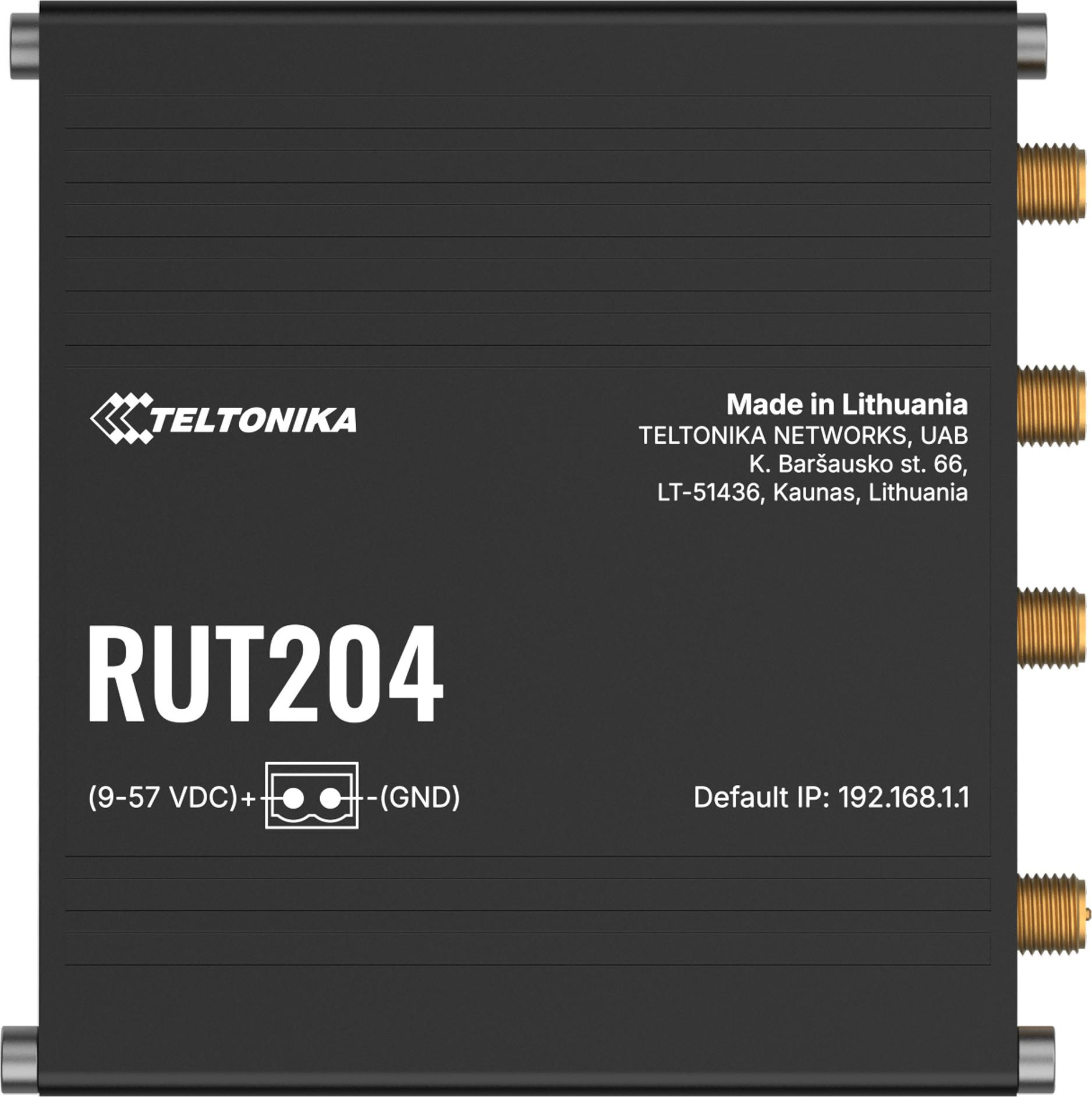 Teltonika RUT204 router przemysłowy 4G / LTE (RUT2040AAAA0) RS232/CAN — ujęcie 1