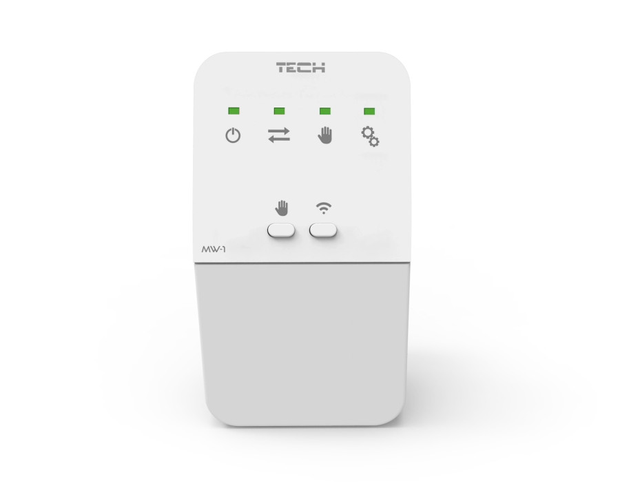 Bezprzewodowy moduł wykonawczy biały MW-1 Tech Sterowniki — ujęcie 1