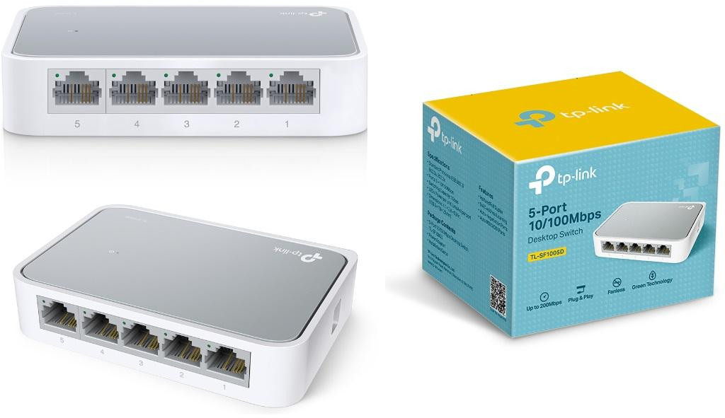 SWITCH TP-LINK TL-SF1005D — ujęcie 1