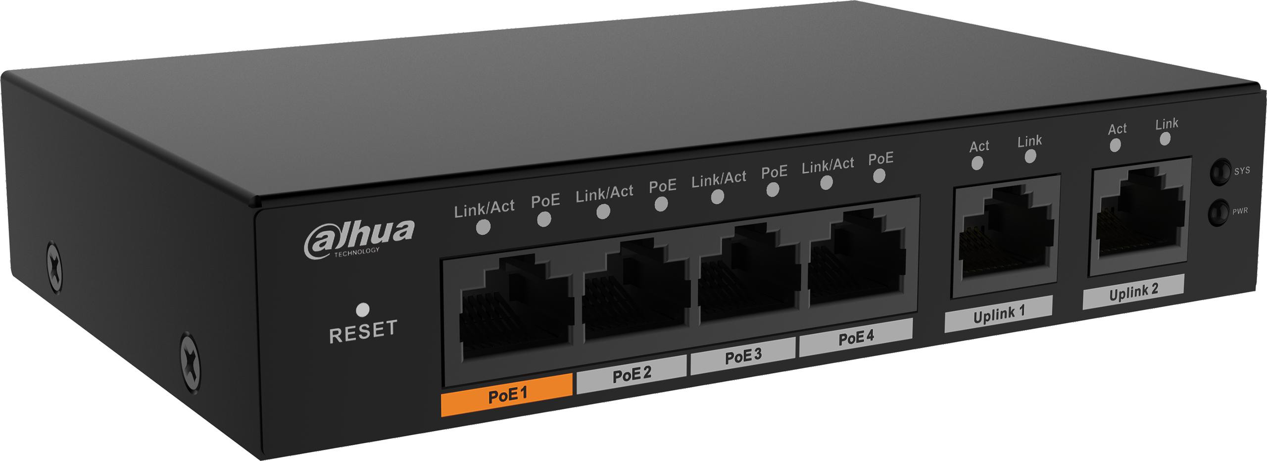 SWITCH DAHUA S4100-4GT2GT-60-C — ujęcie 1