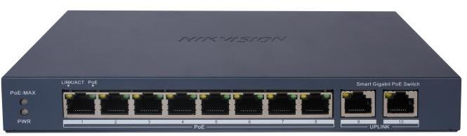 SWITCH POE HIKVISION DS-3E1510P-EI(O-STD) LinkVu — ujęcie 1