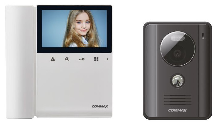 WIDEODOMOFON COMMAX CDV-43K2/DRC-4G 4,3″ DARK GREY — ujęcie 1