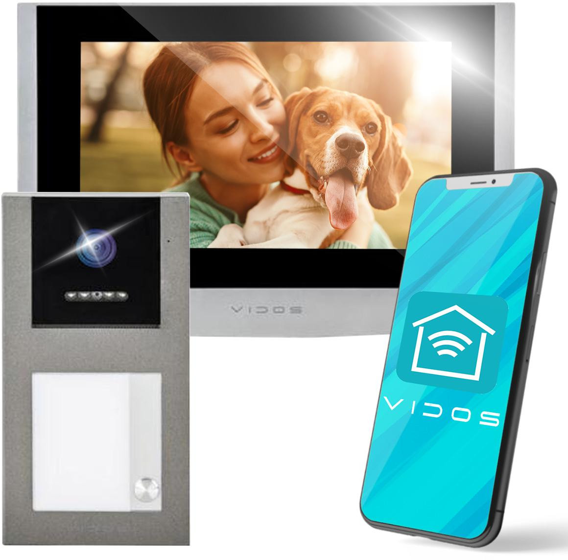 Zestaw wideodomofonowy IP VIDOS Z02 — ujęcie 1