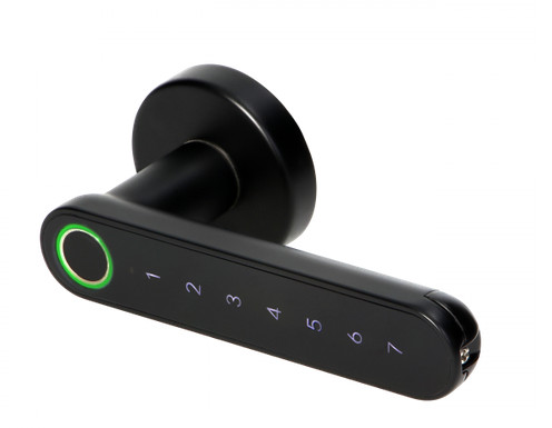 Klamka szyfrowa ORNO z klawiaturą dotykową i funkcją smart OR-ZS-853/B — ujęcie 1