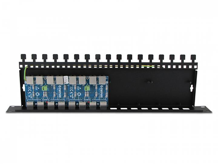 EWIMAR PTF-58R-PRO/InPoE 8-kanałowy panel przeciwprzepięciowy LAN PRO z injektorem PoE do kamer IP CCTV — ujęcie 1