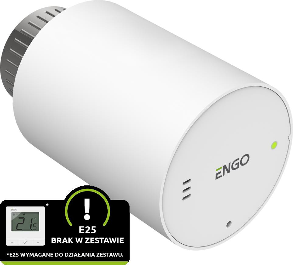 ENGO Controls ETRV-M28, Bezprz., elektroniczna głowica grzejnikowa — ujęcie 1