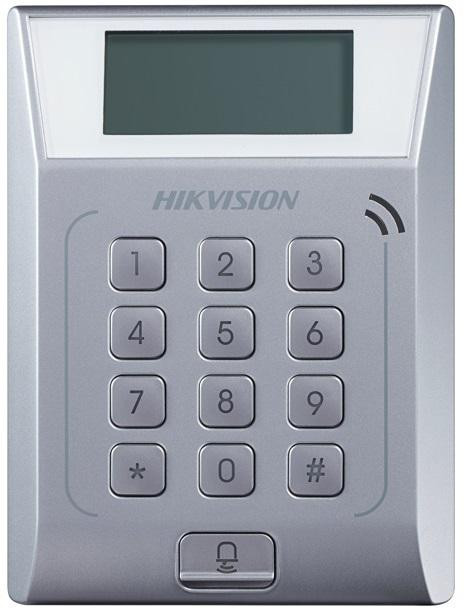 ZAMEK SZYFROWY Z WYŚWIETLACZEM HIKVISION DS-K1T802E — ujęcie 1