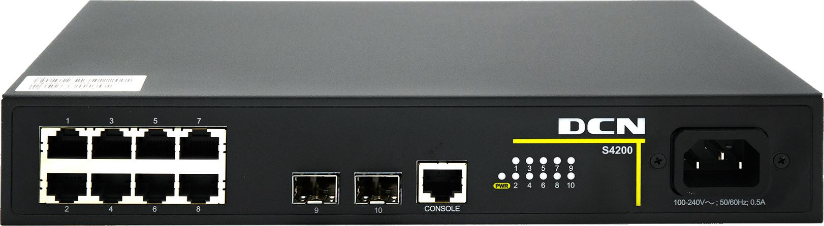 SWITCH DCN S4200-10P-SI L2 8xRJ45/2xSFP — ujęcie 1