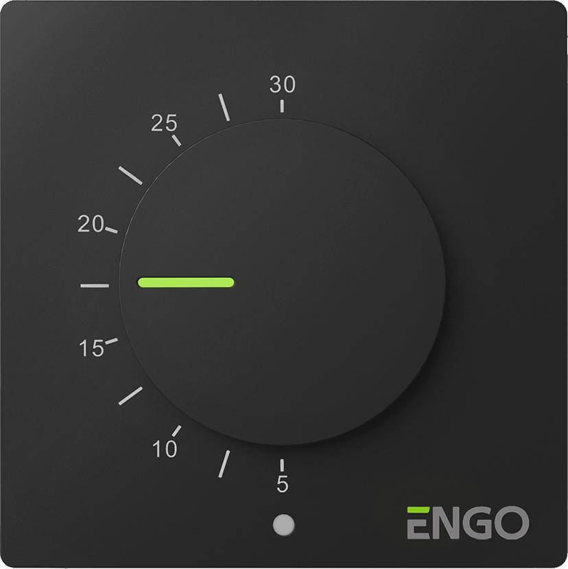 ENGO Controls ESIMPLE-230B, Przewodowy, natynkowy reg. — ujęcie 1