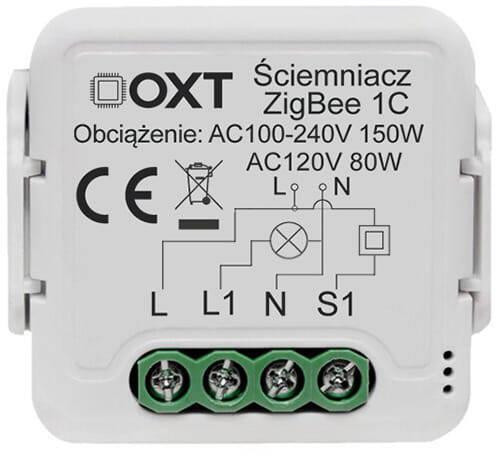 Moduł OXT mini ściemniacz 1 obwód ZigBee TUYA T265 — ujęcie 1