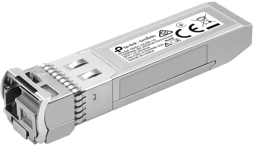 MODUŁ SFP+ TP-LINK SM5110LSB-10 Omada 10Gbase-BX Single-Mode WDM Bi-Directional SFP+ — ujęcie 1