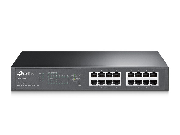 SWITCH TP-LINK TL-SG1016PE (POE) — ujęcie 1
