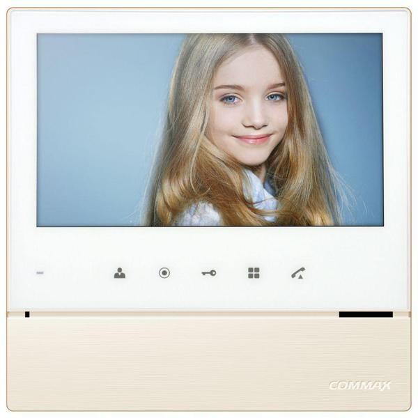 Monitor CDV-70H WHITE COMMAX 7″ z serii “Fine View” z doświetleniem LED, 230V AC — ujęcie 1