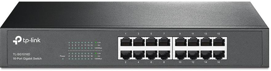 SWITCH TP-LINK TL-SG1016D — ujęcie 1