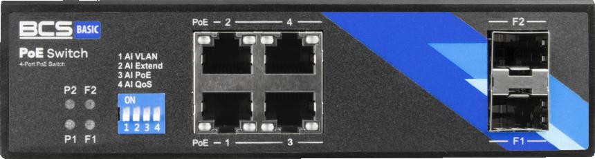 Switch PoE BCS BASIC BCS-B-ISP04G-2SFP — ujęcie 1