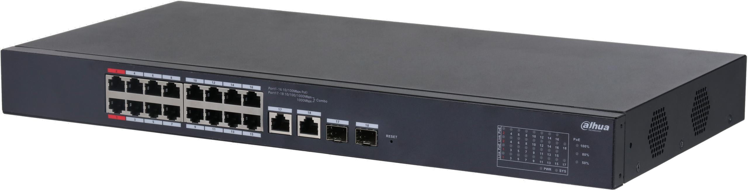 SWITCH DAHUA CS4218-16ET-190 — ujęcie 1