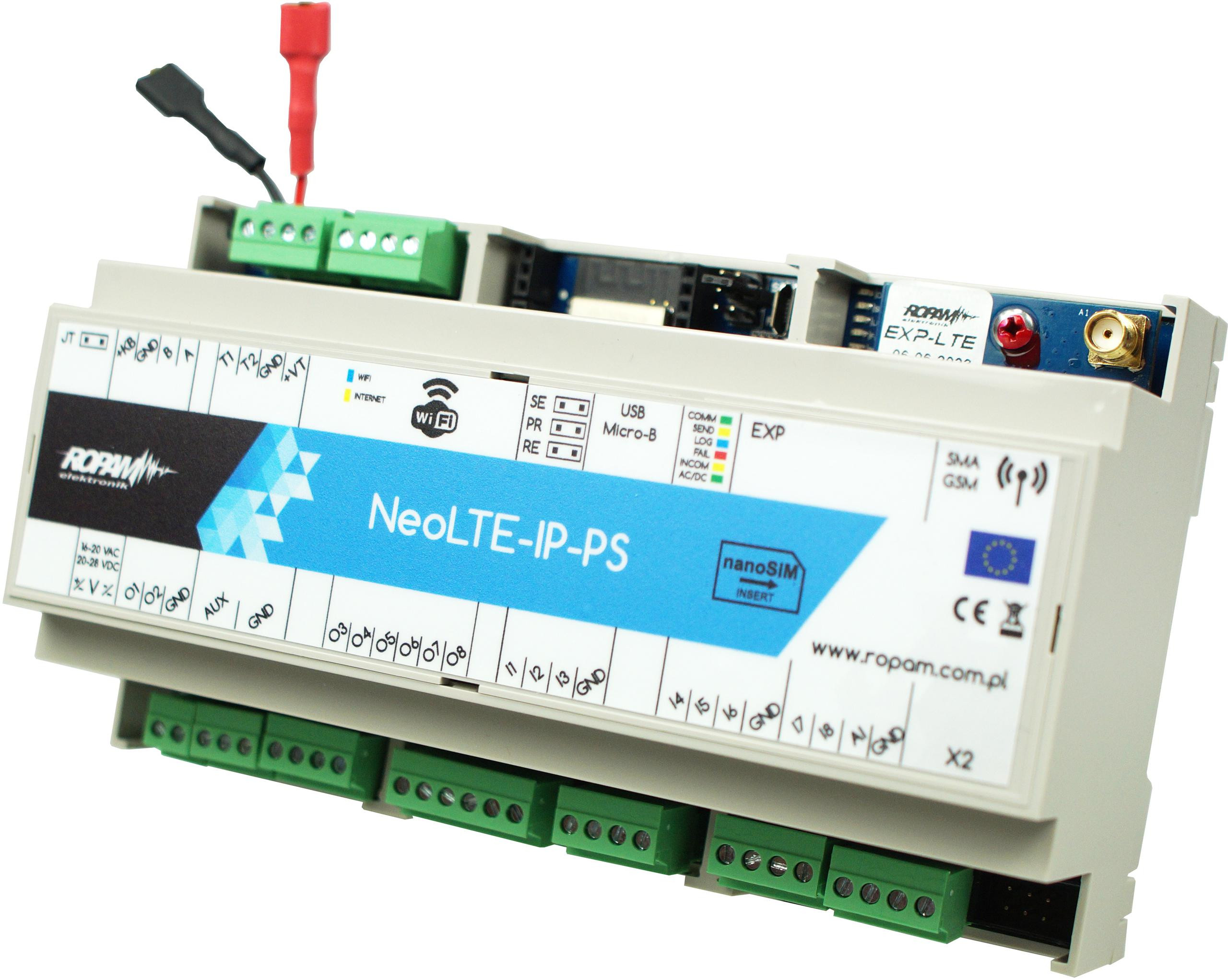 ROPAM CENTRALA ALARMOWA NEOLTE-IP-PS-D9M — ujęcie 1