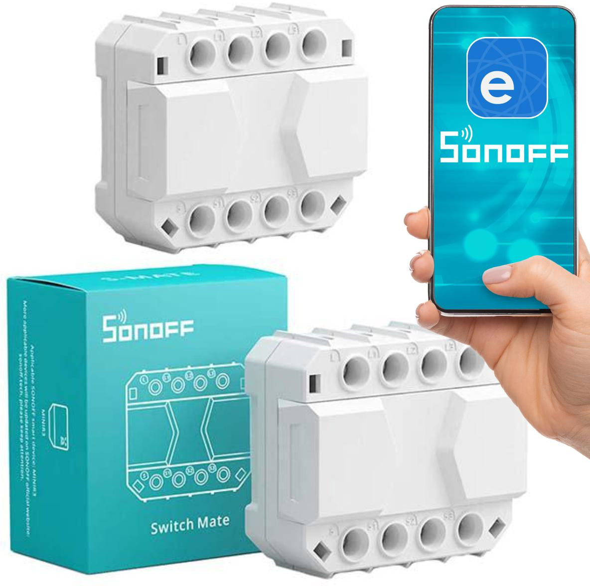 SONOFF Inteligentny pilot eWeLink Remote 3-kanałowy S-Mate — ujęcie 1