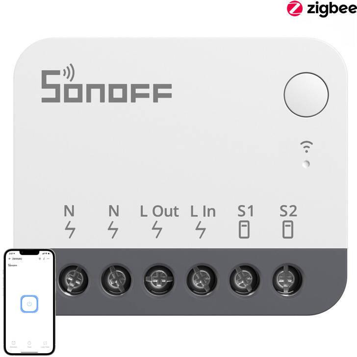 Inteligentny mini przełącznik ZigBee SONOFF ZBMINIR2 — ujęcie 1