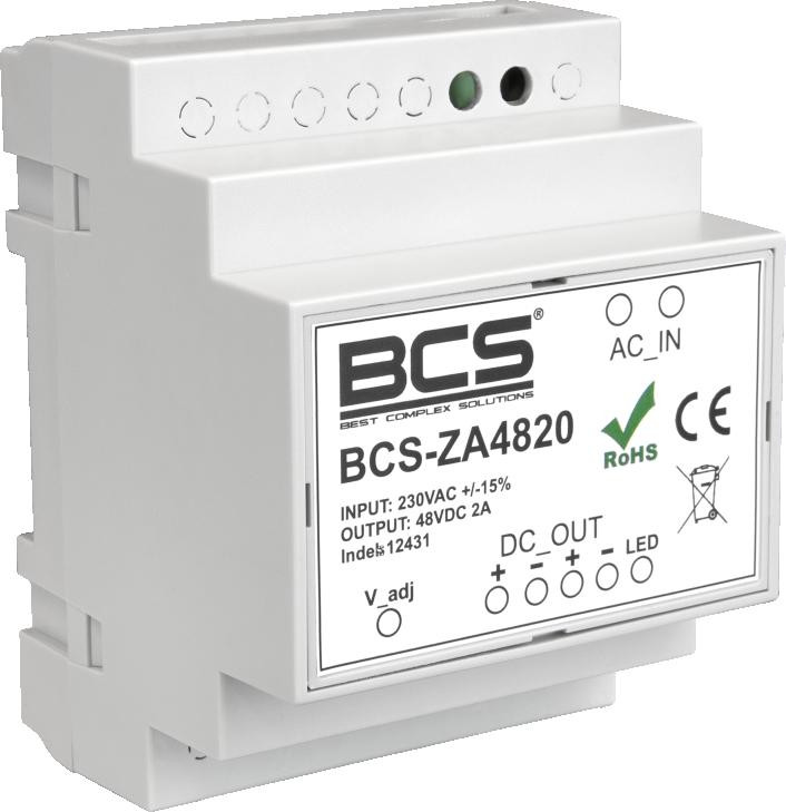 Zasilacz BCS-ZA4820 — ujęcie 1