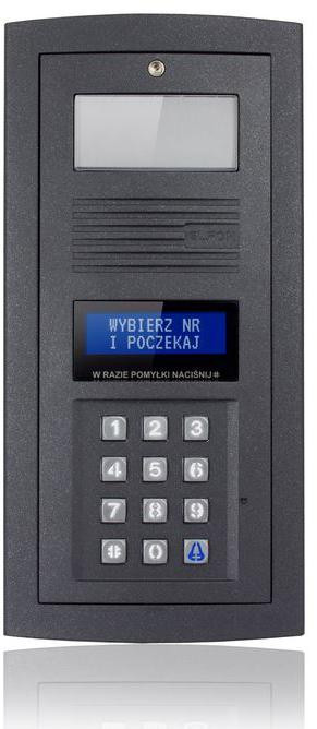 PANEL ZEW. ELFON OPTIMA OP-255-G GRAFIT — ujęcie 1