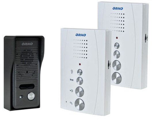 DOMOFON ORNO GŁOŚNOMÓWIĄCY OR-DOM-RE-920/W 2 UNIFONY — ujęcie 1