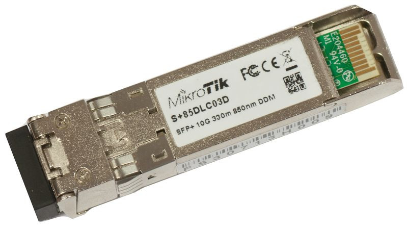 MODUŁ SFP+ MIKROTIK S+85DLC03D 10G MM 300m 850 nm — ujęcie 1