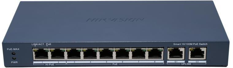 Switch Hikvision DS-3E1310HP-EI(B) LinkVu — ujęcie 1