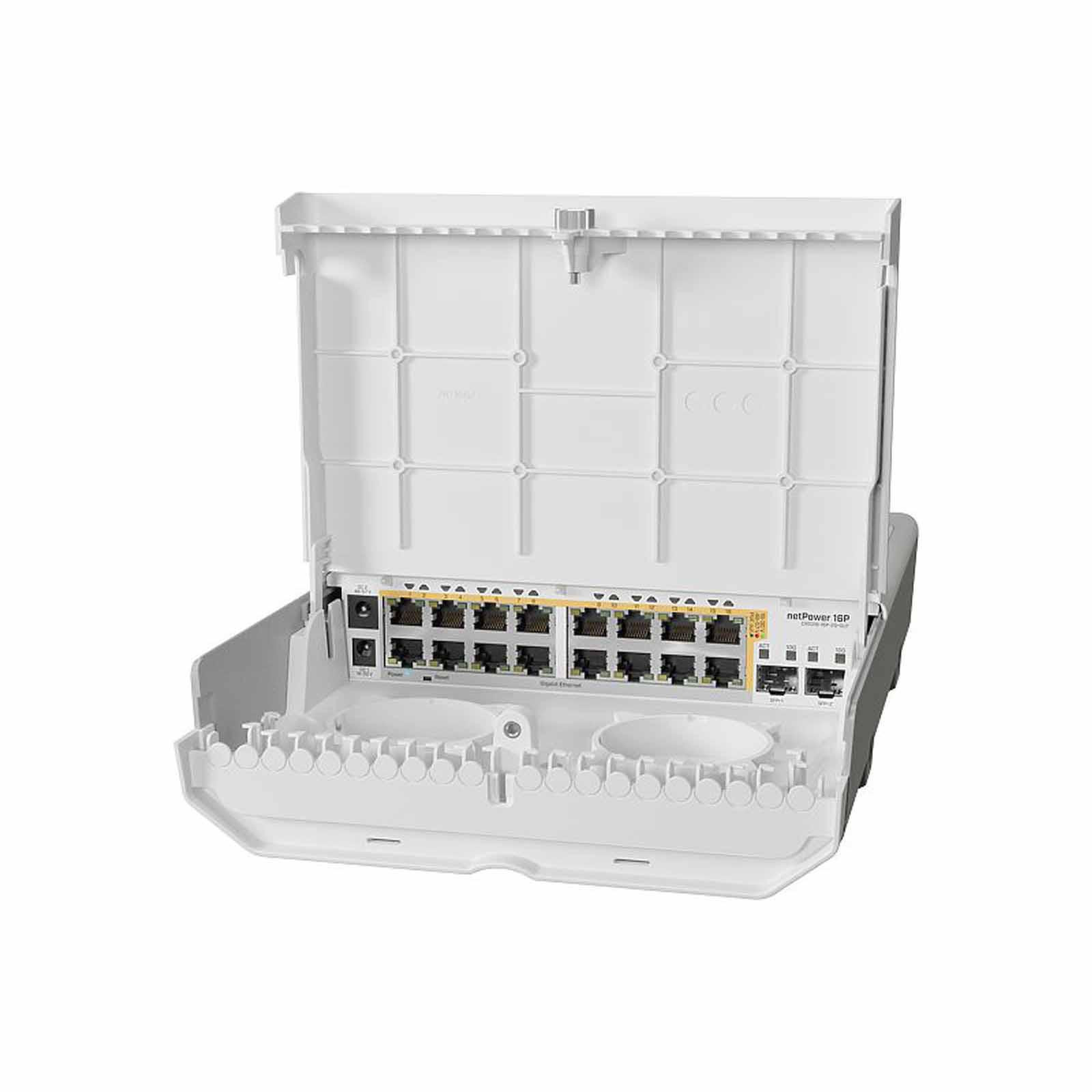 MikroTik CRS318-16P-2S+OUT NetPower 16P switch outdoor 16 portów PoE Gigabit 2x SFP+ zarządzalny — ujęcie 1