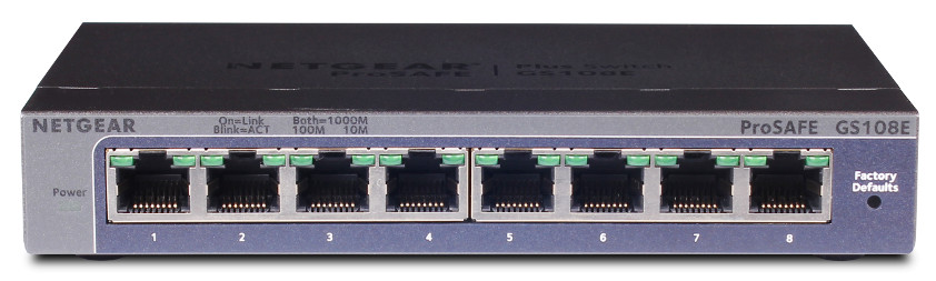 SWITCH NETGEAR GS108E-400EUS — ujęcie 1