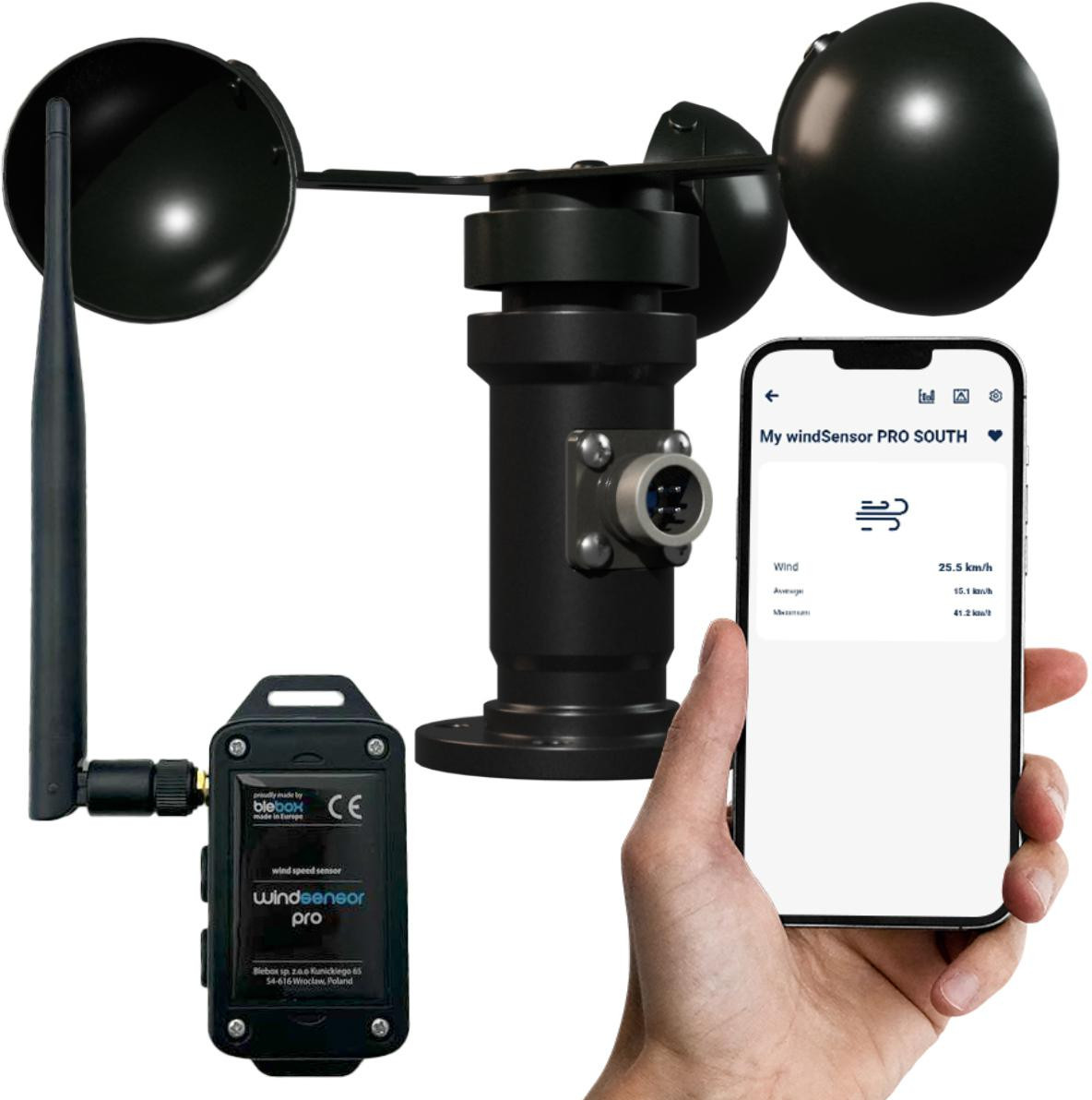 Czujnik wiatru windsensor pro Blebox — ujęcie 1